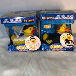 Rubbaducks, Mrs. Duckbells & Mr. Duckbells, Rubber Bath Toy